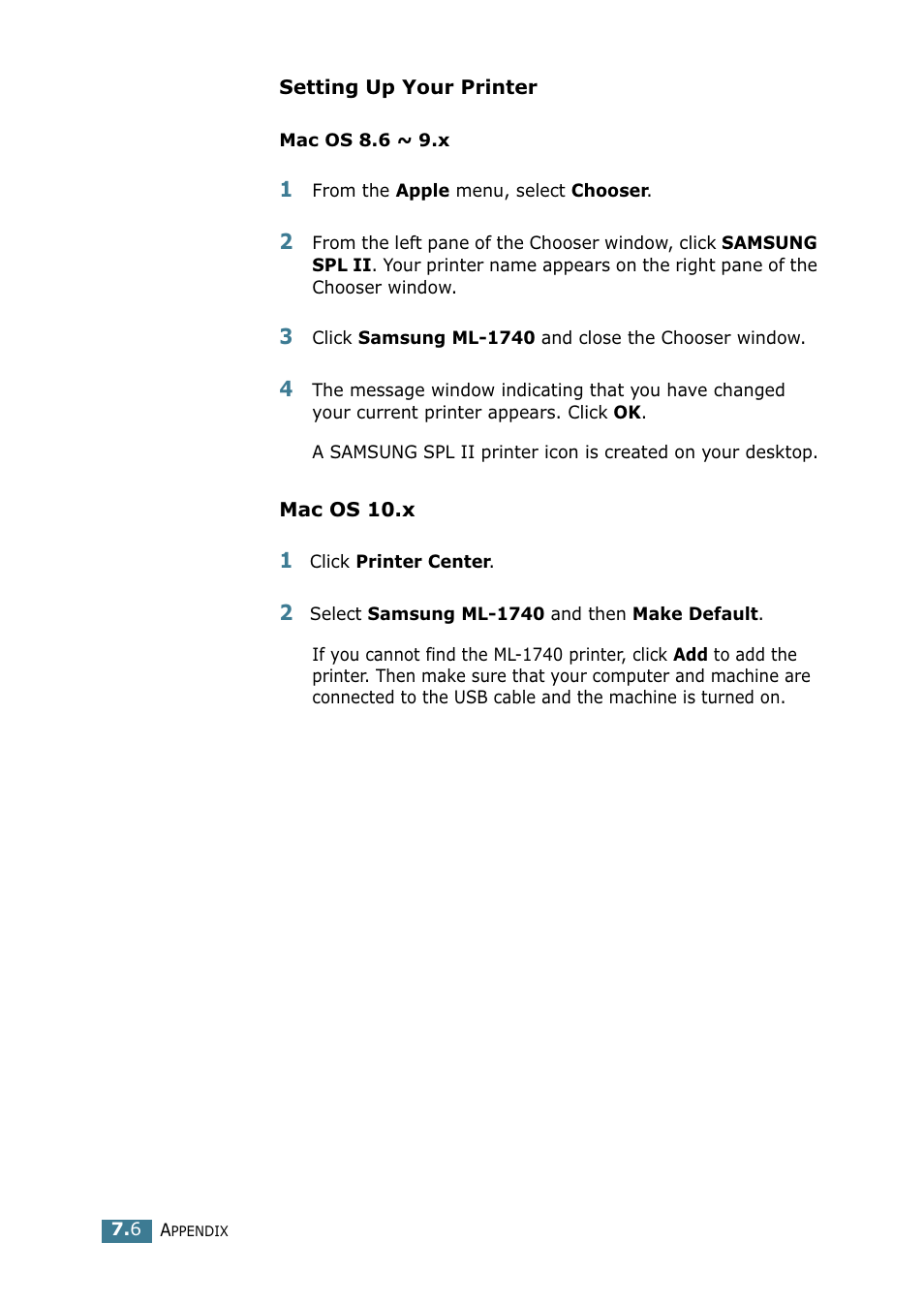 Samsung ML 1740 User Manual | Page 123 / 150
