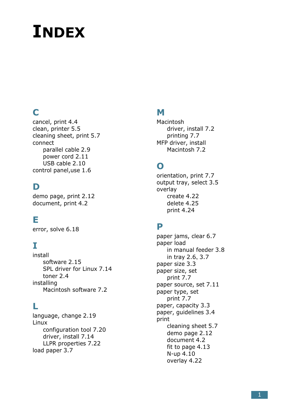 Index, Ndex | Samsung ML 1740 User Manual | Page 148 / 150