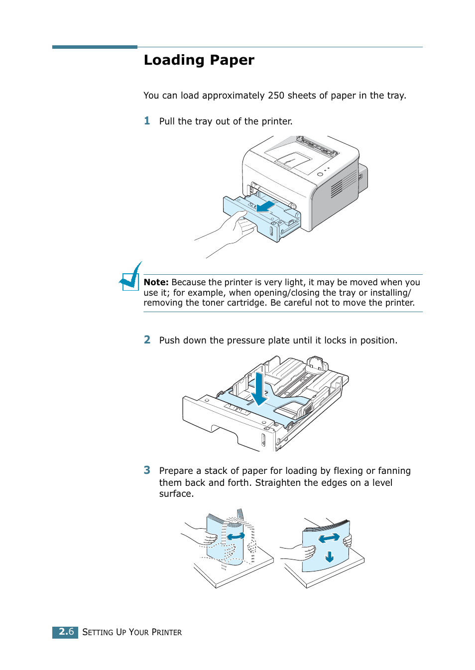 Loading paper | Samsung ML 1740 User Manual | Page 23 / 150