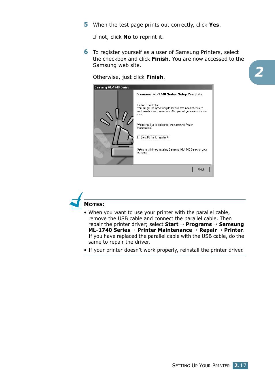 Samsung ML 1740 User Manual | Page 34 / 150