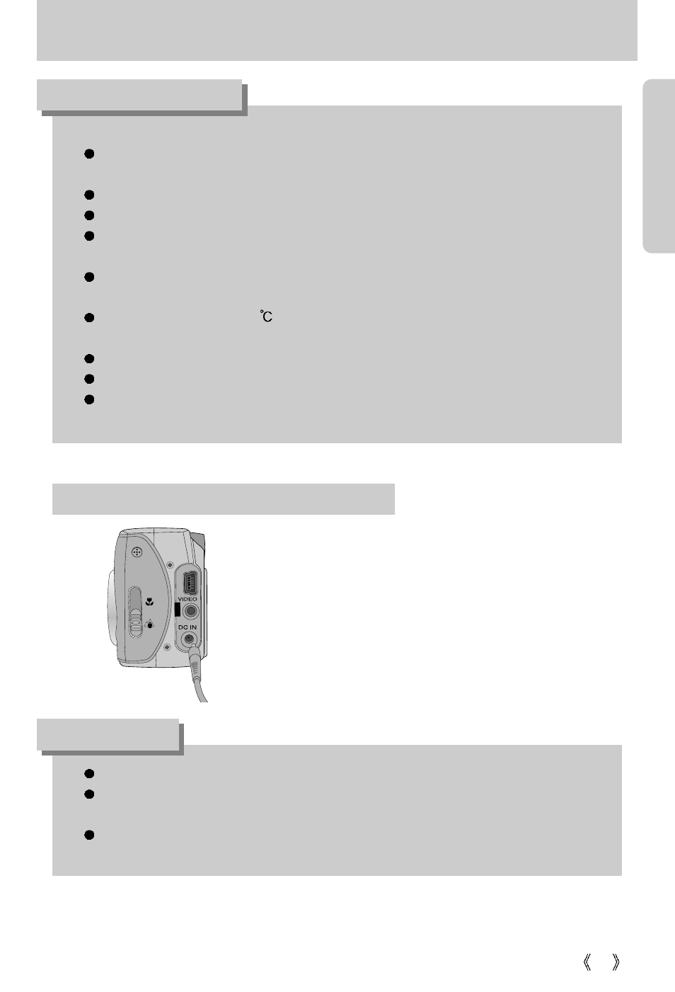Connecting to a power source, Information danger | Samsung Digimax 301 User Manual | Page 15 / 104