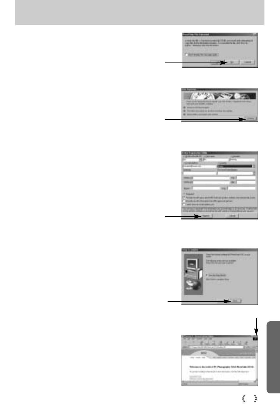Setting up the application software | Samsung Digimax 301 User Manual | Page 79 / 104