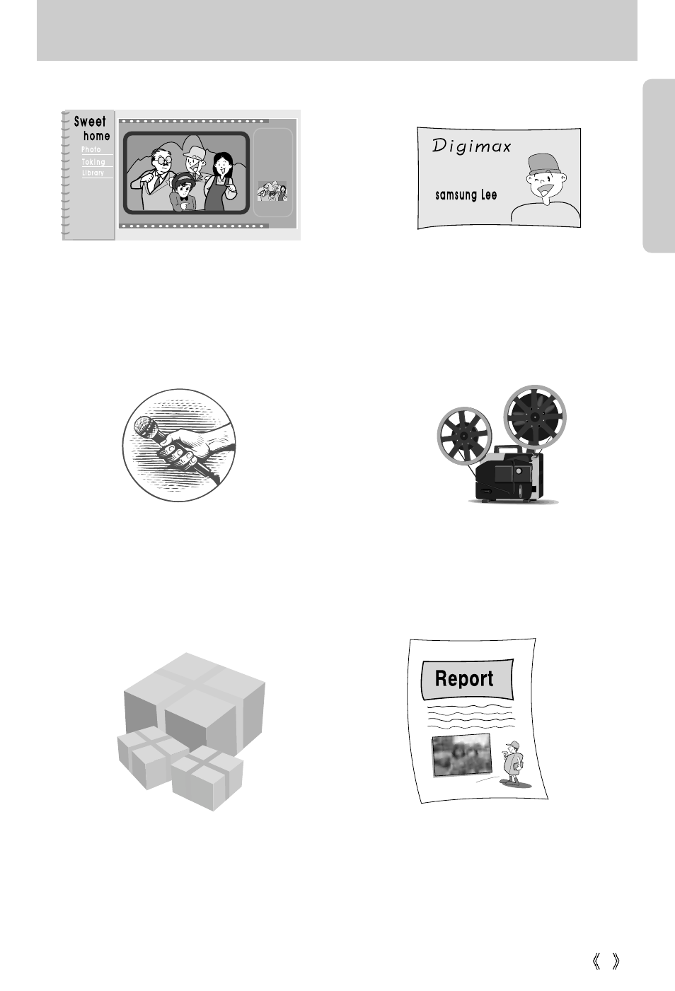 This digital camera can be used for | Samsung Digimax 301 User Manual | Page 9 / 104