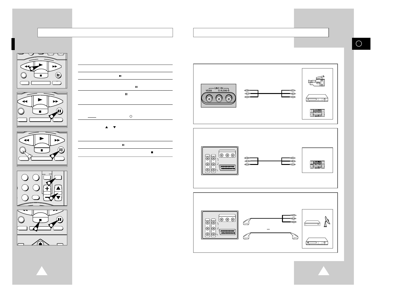 Connecting other equipment to your vcr, Using the assemble edit function | Samsung SV-5000W User Manual | Page 20 / 28