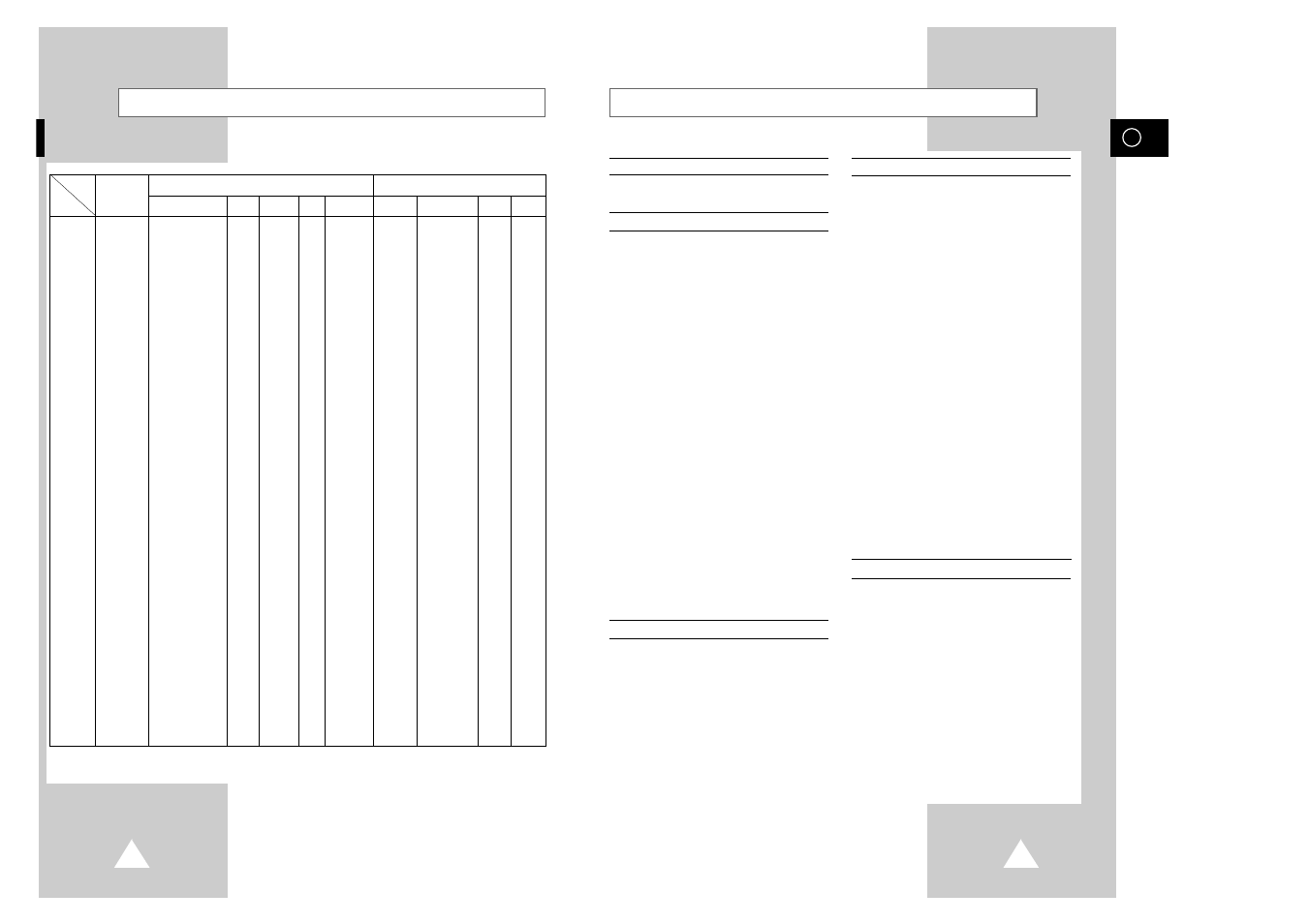 International service network, World broadcast systems | Samsung SV-5000W User Manual | Page 27 / 28