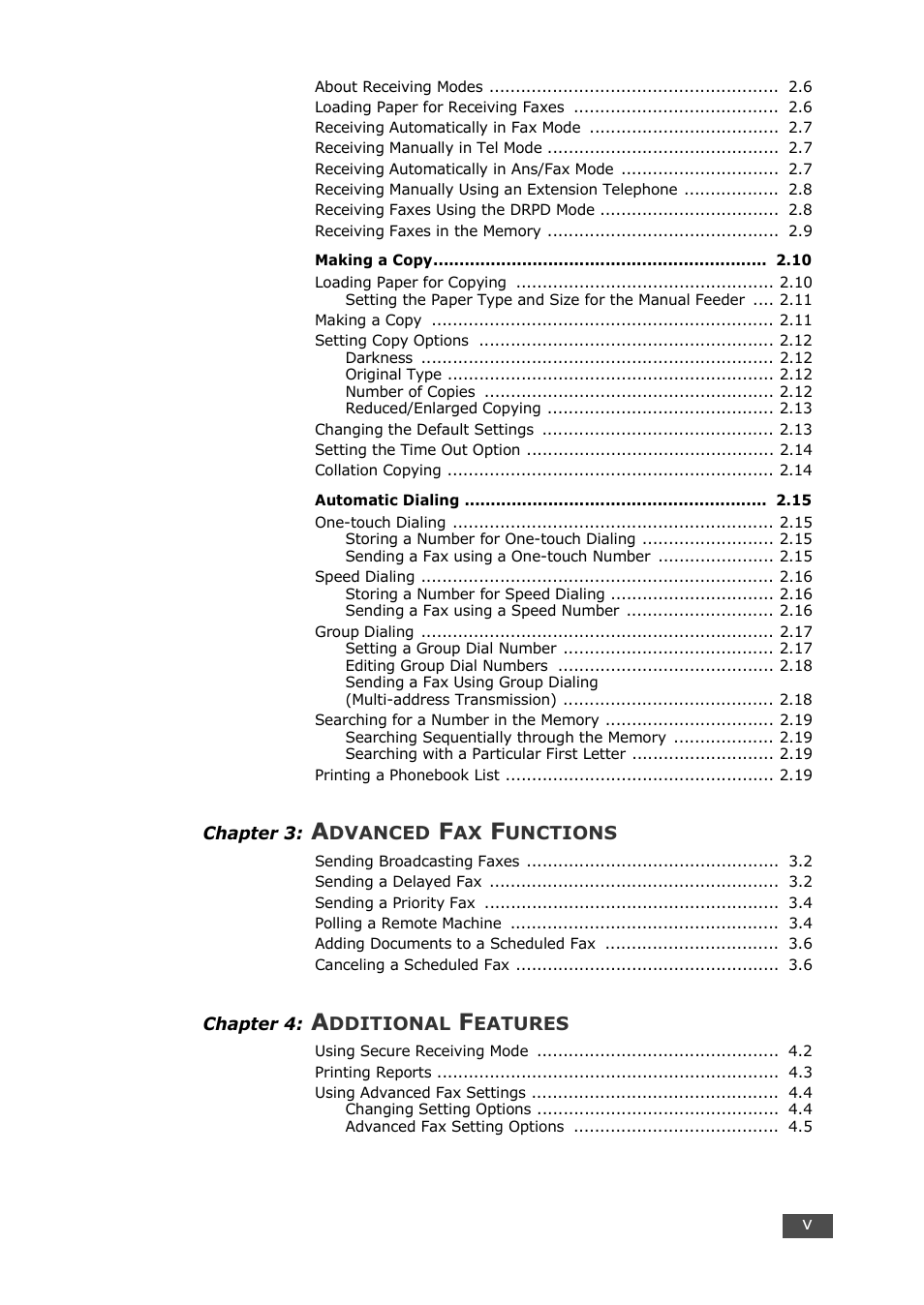 Samsung SF-560 User Manual | Page 6 / 98