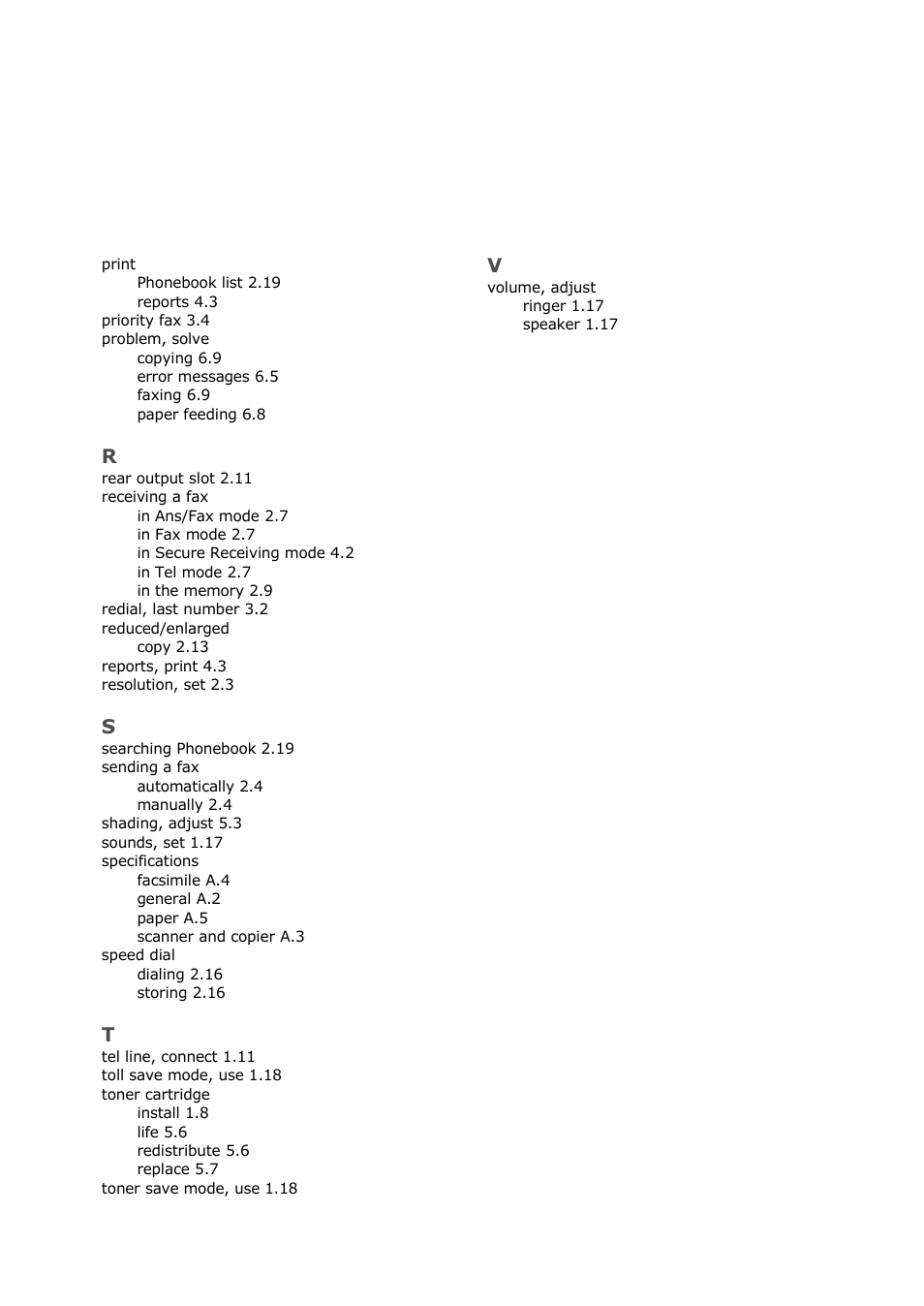 Samsung SF-560 User Manual | Page 97 / 98