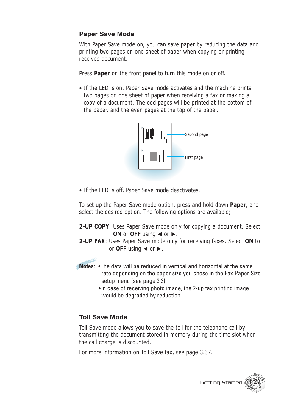 Samsung SF-530 Series User Manual | Page 34 / 167