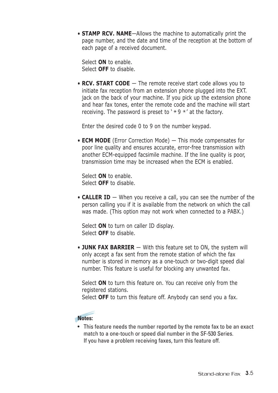 Samsung SF-530 Series User Manual | Page 62 / 167