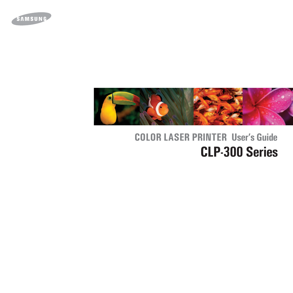 Samsung CLP-300 Series User Manual | 90 pages