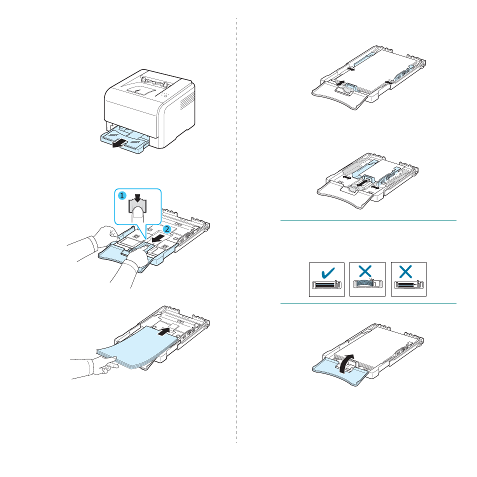 Changing the size of the paper in the tray | Samsung CLP-300 Series User Manual | Page 17 / 90