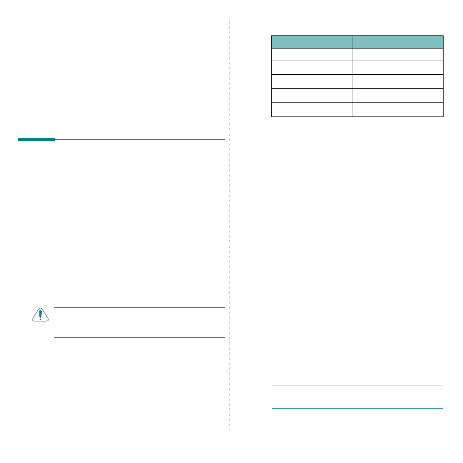 Using print materials, Choosing paper and other materials, Type and capacities | Guidelines for paper and special materials | Samsung CLP-300 Series User Manual | Page 21 / 90