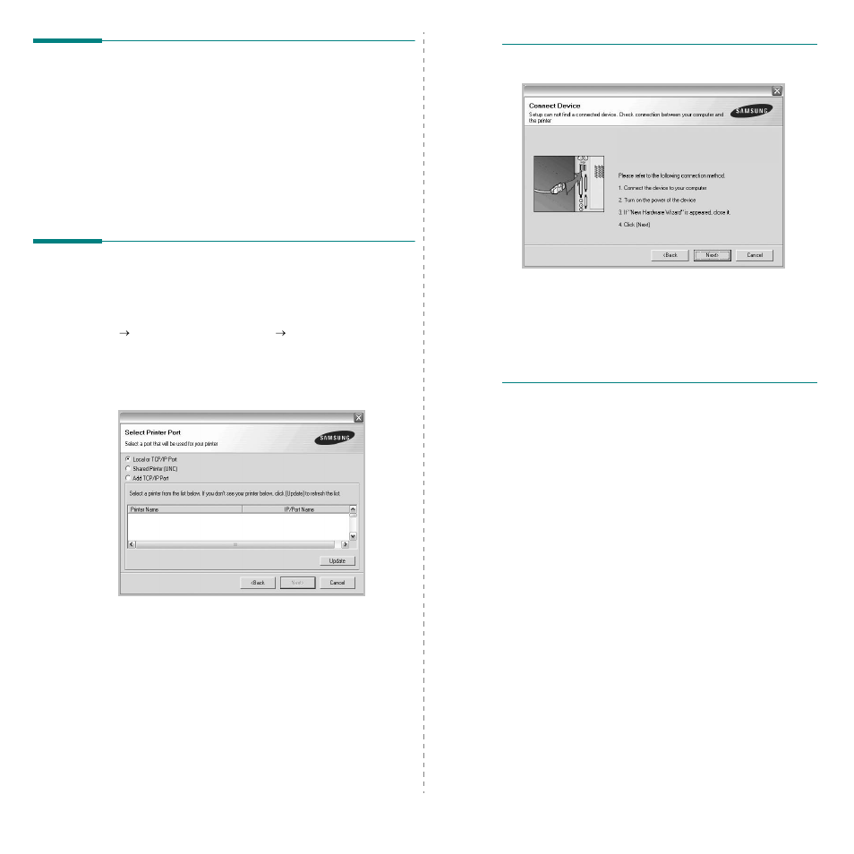 Changing the software language, Reinstalling printer software | Samsung CLP-300 Series User Manual | Page 62 / 90