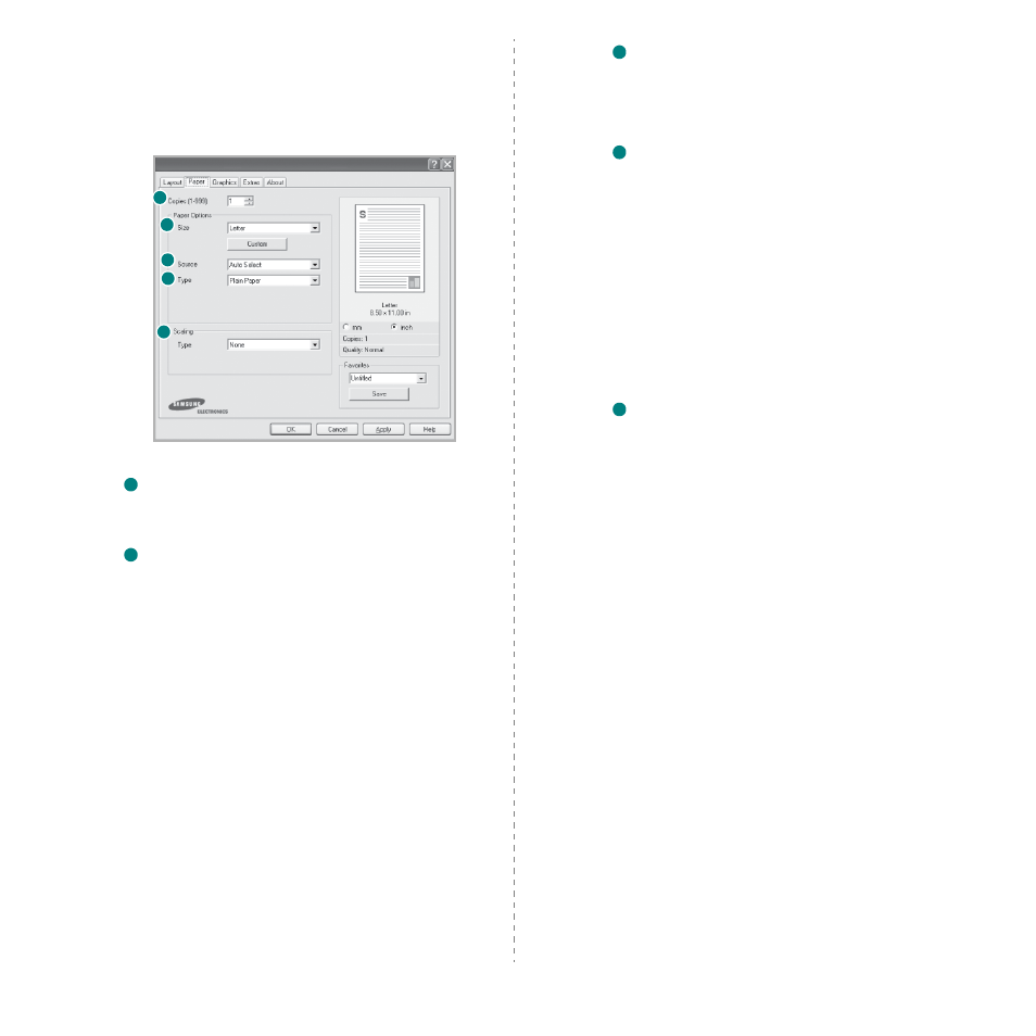 Paper tab | Samsung CLP-300 Series User Manual | Page 66 / 90