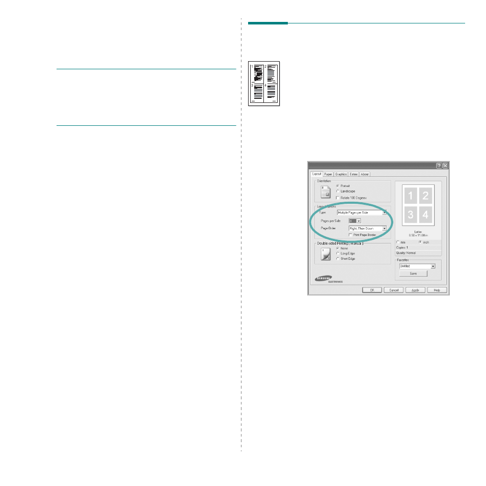 Advanced printing, Chapter 3, Dvanced | Rinting | Samsung CLP-300 Series User Manual | Page 69 / 90
