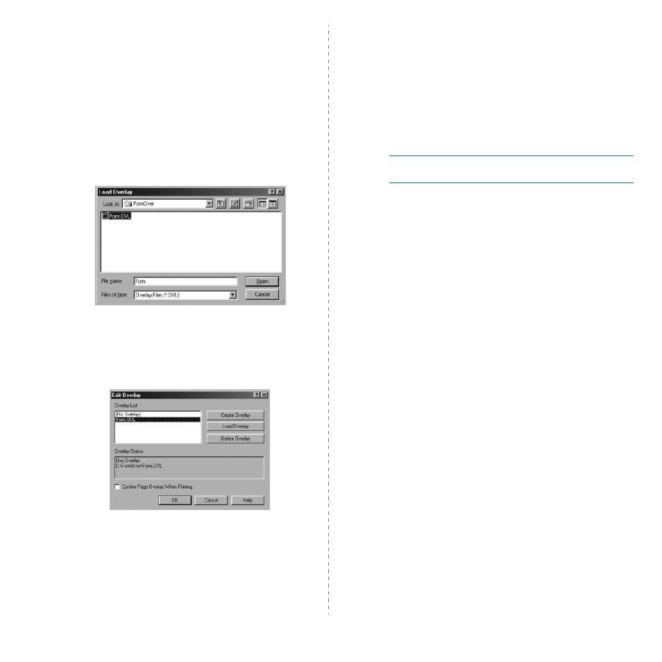 Using a page overlay, Deleting a page overlay | Samsung CLP-300 Series User Manual | Page 75 / 90