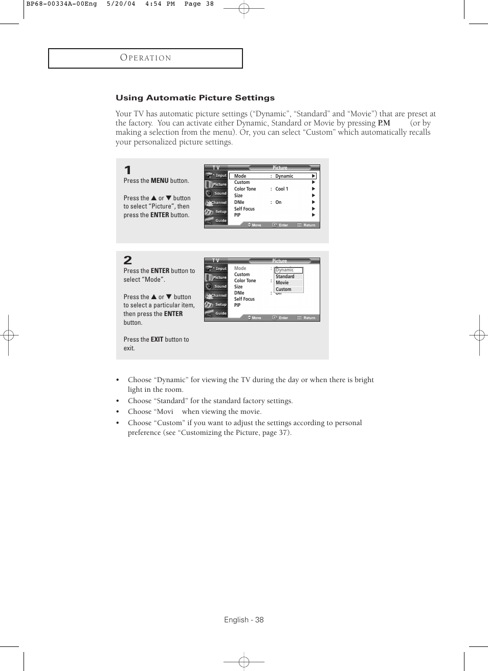 Samsung HC-P5256W User Manual | Page 38 / 79