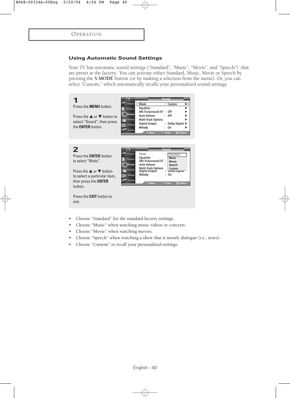 Samsung HC-P5256W User Manual | Page 40 / 79