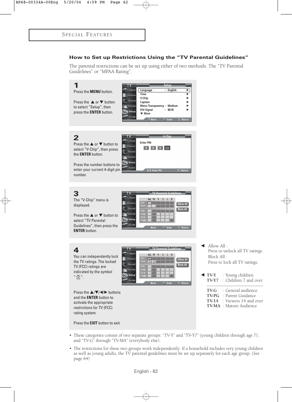 Samsung HC-P5256W User Manual | Page 62 / 79