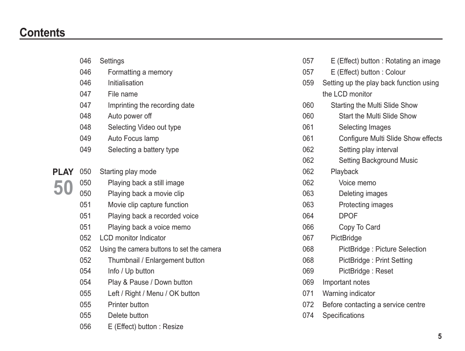 Samsung BL1050 User Manual | Page 6 / 94