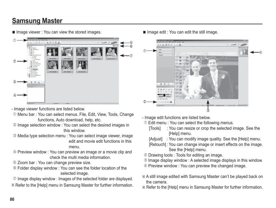 Samsung master | Samsung BL1050 User Manual | Page 87 / 94