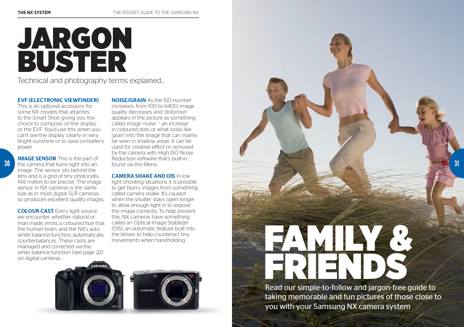 Family & friends, Jargon buster | Samsung Digital Camera User Manual | Page 16 / 46