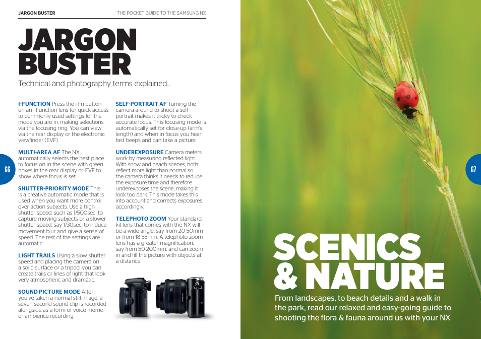 Scenics & nature, Jargon buster | Samsung Digital Camera User Manual | Page 34 / 46