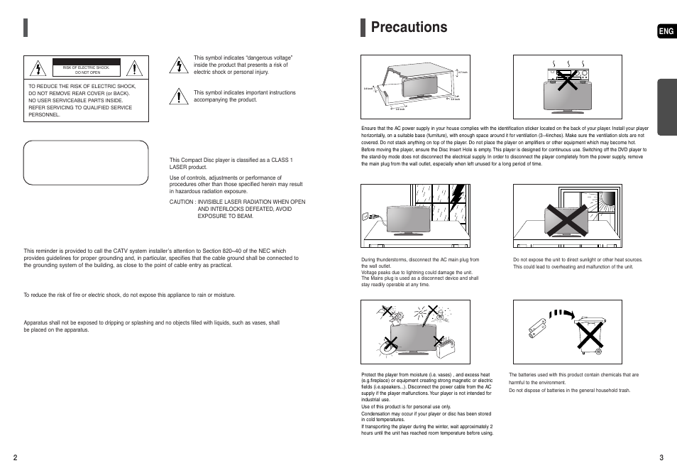 Safety warnings, Precautions, Phones | Samsung AH68-01963S User Manual | Page 2 / 31
