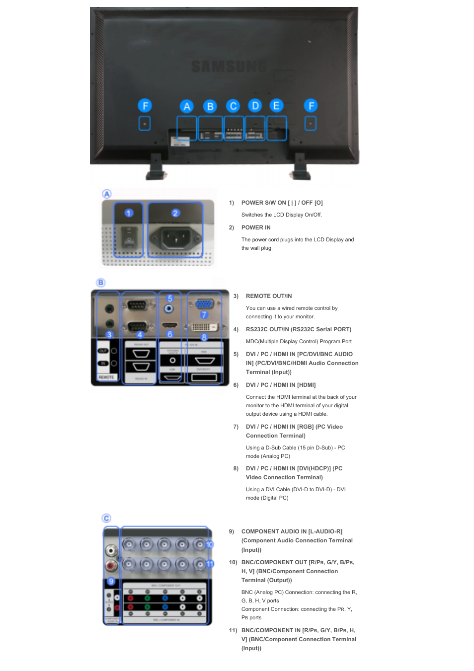 Samsung 460DXN User Manual | Page 14 / 176