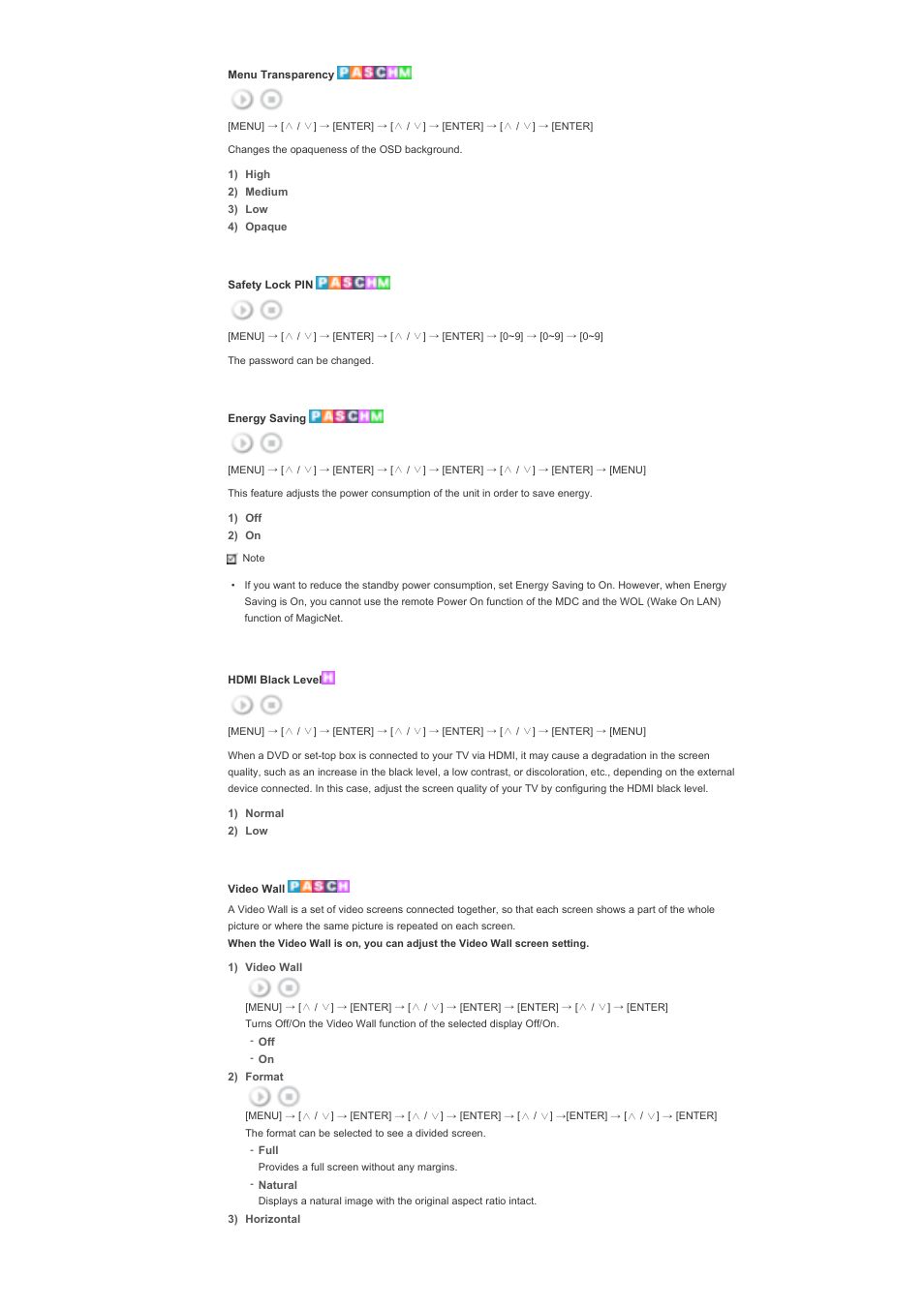 Samsung 460DXN User Manual | Page 149 / 176