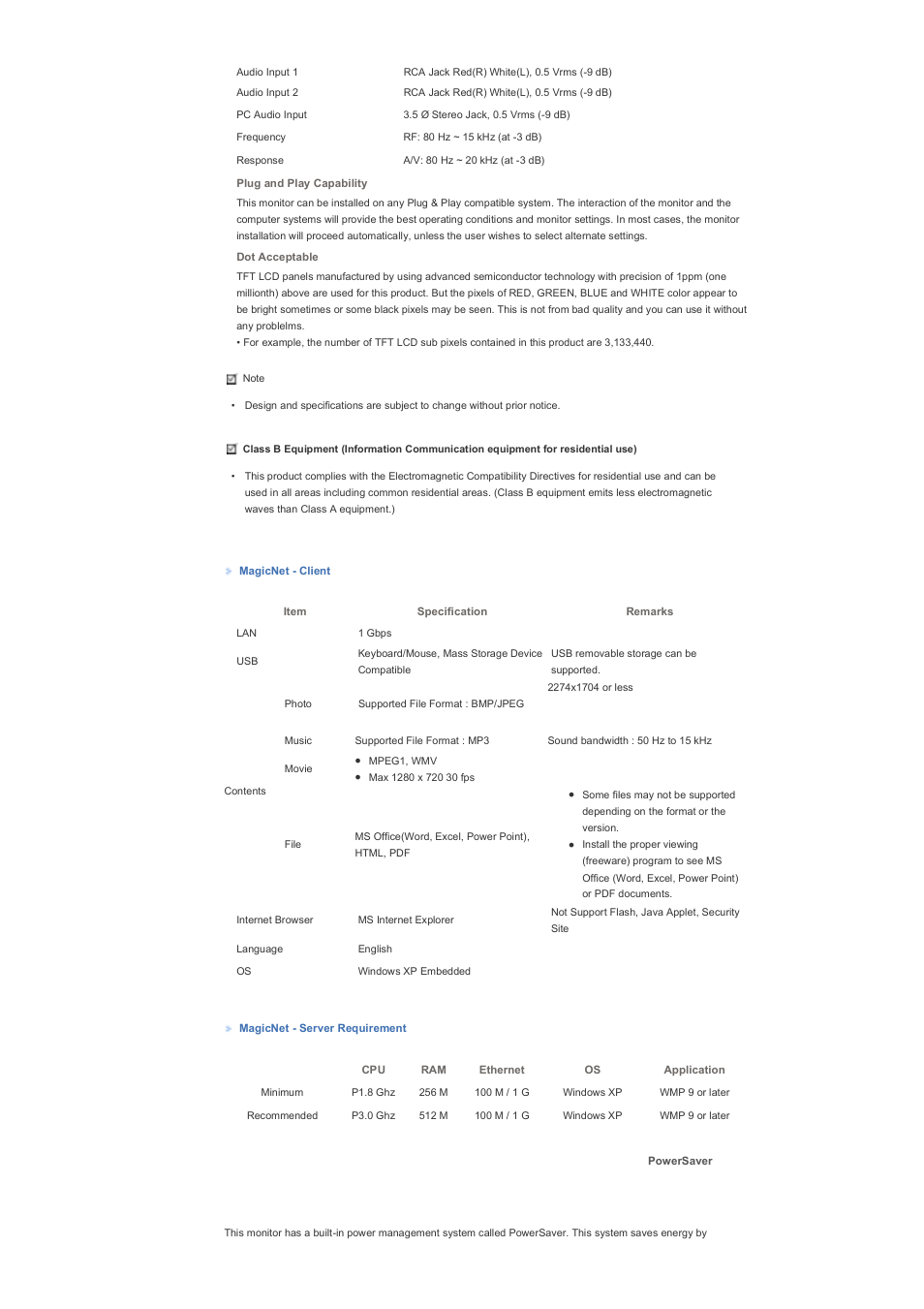 Samsung 460DXN User Manual | Page 166 / 176