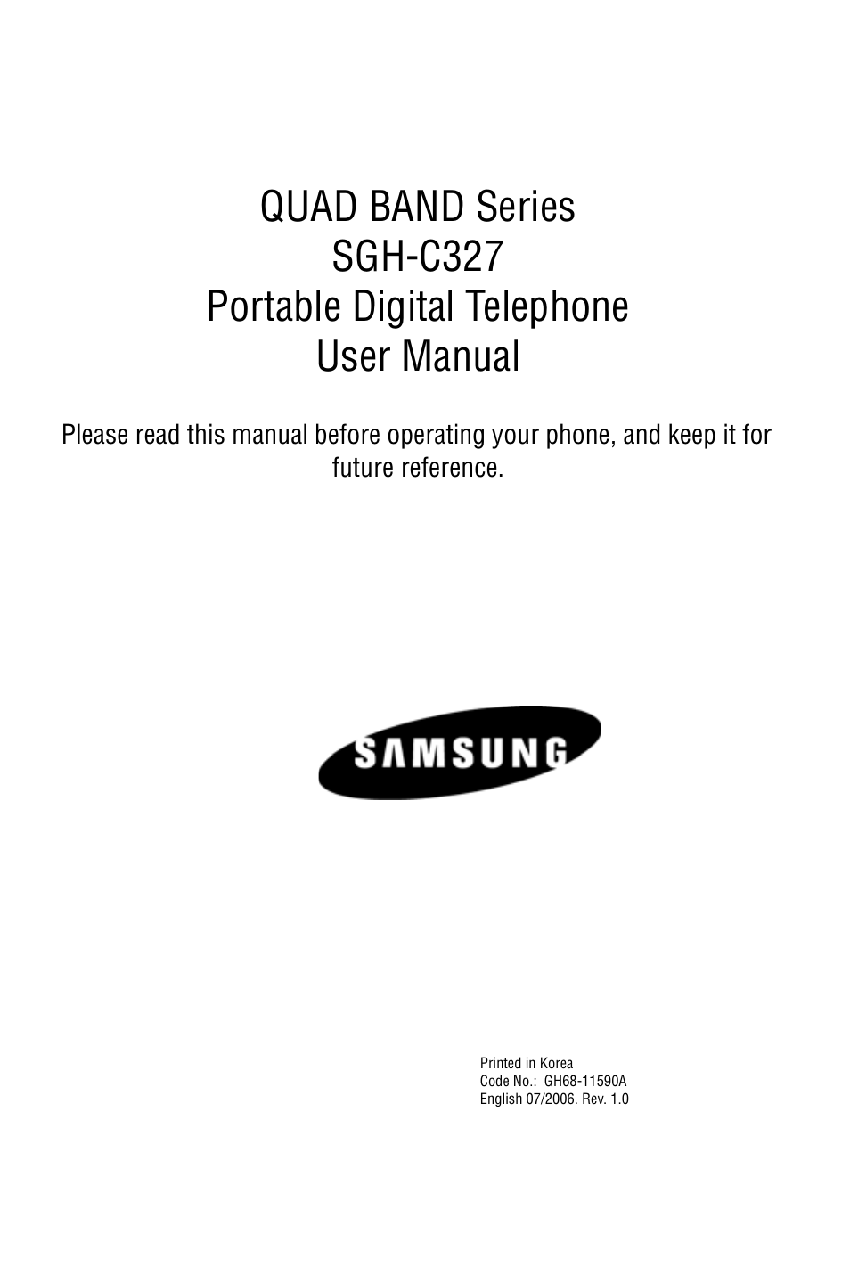 Samsung SGH-C327 User Manual | 150 pages