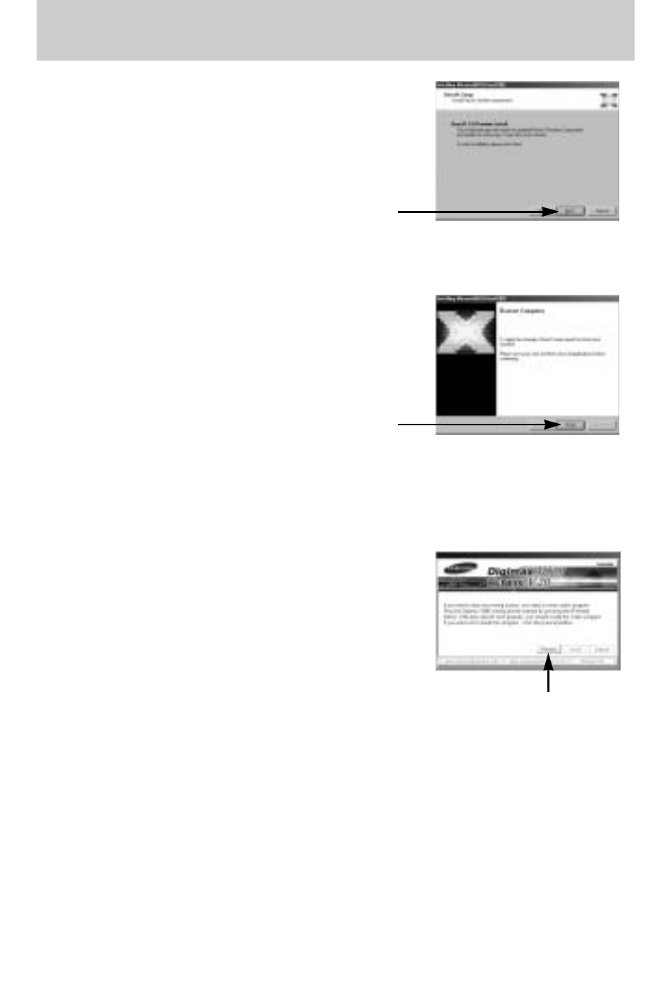 Setting up the application software | Samsung Digimax V800 User Manual | Page 116 / 144
