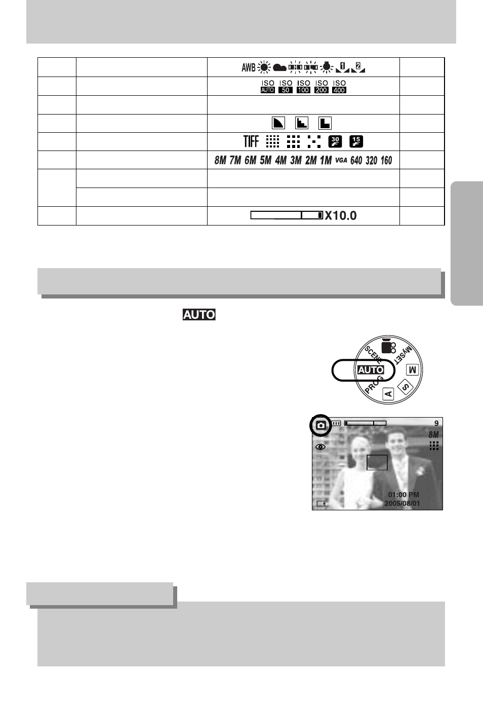 Lcd monitor indicator, Starting the recording mode, Information | Samsung Digimax V800 User Manual | Page 21 / 144