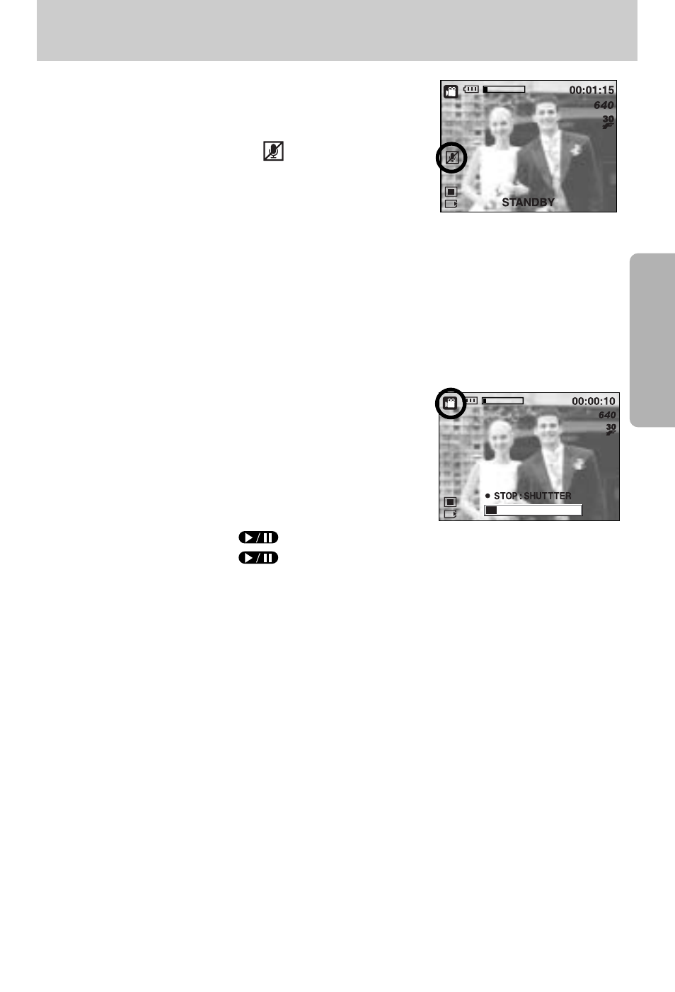 Starting the recording mode | Samsung Digimax V800 User Manual | Page 25 / 144
