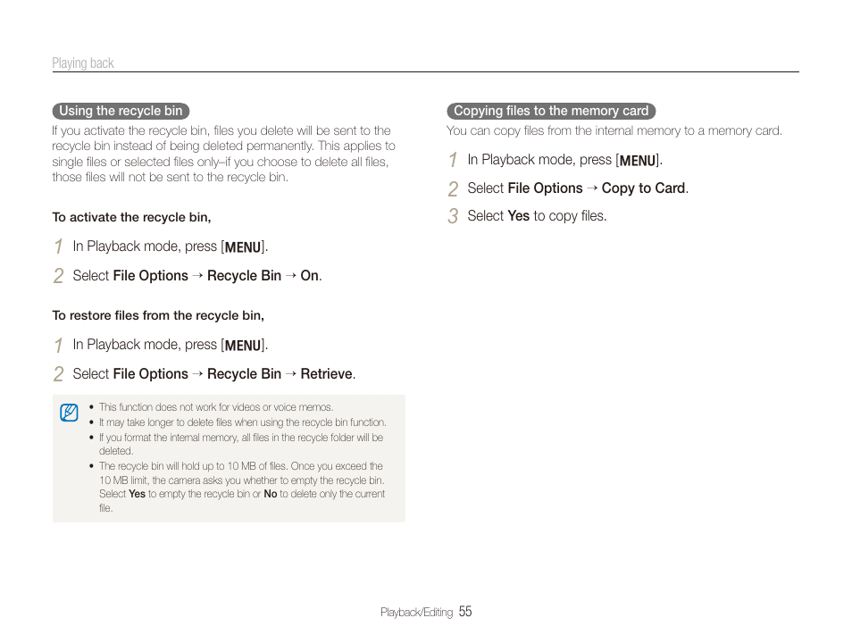 Samsung SL720 User Manual | Page 56 / 96