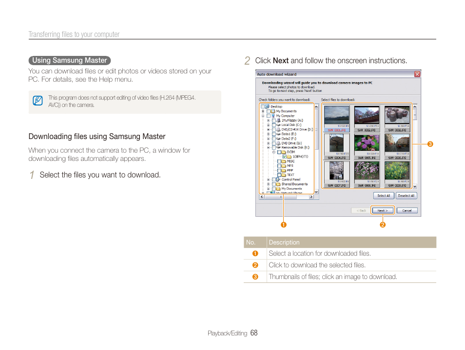 Samsung SL720 User Manual | Page 69 / 96