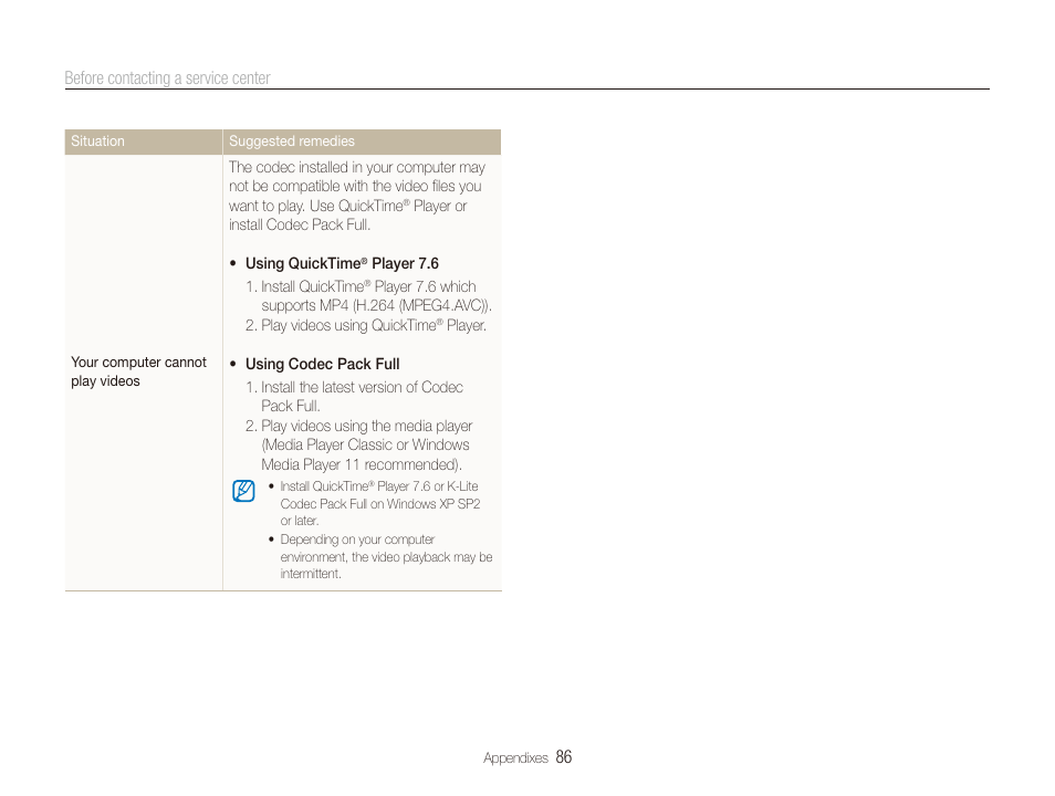 Samsung SL720 User Manual | Page 87 / 96