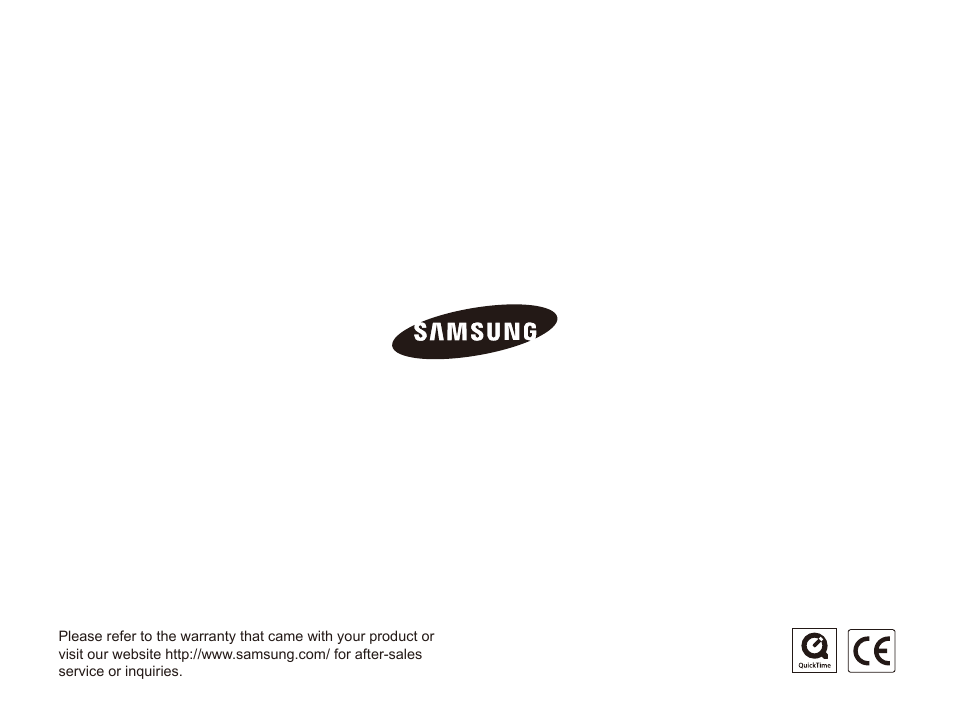 Samsung SL720 User Manual | Page 96 / 96