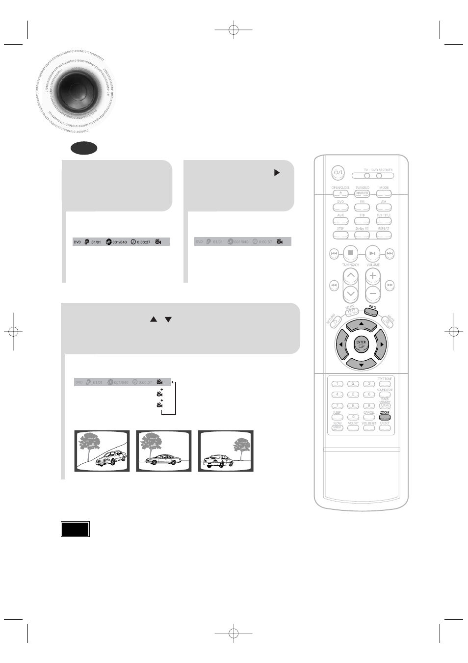 Angle function, 29 angle function | Samsung HT-DB400M User Manual | Page 30 / 56