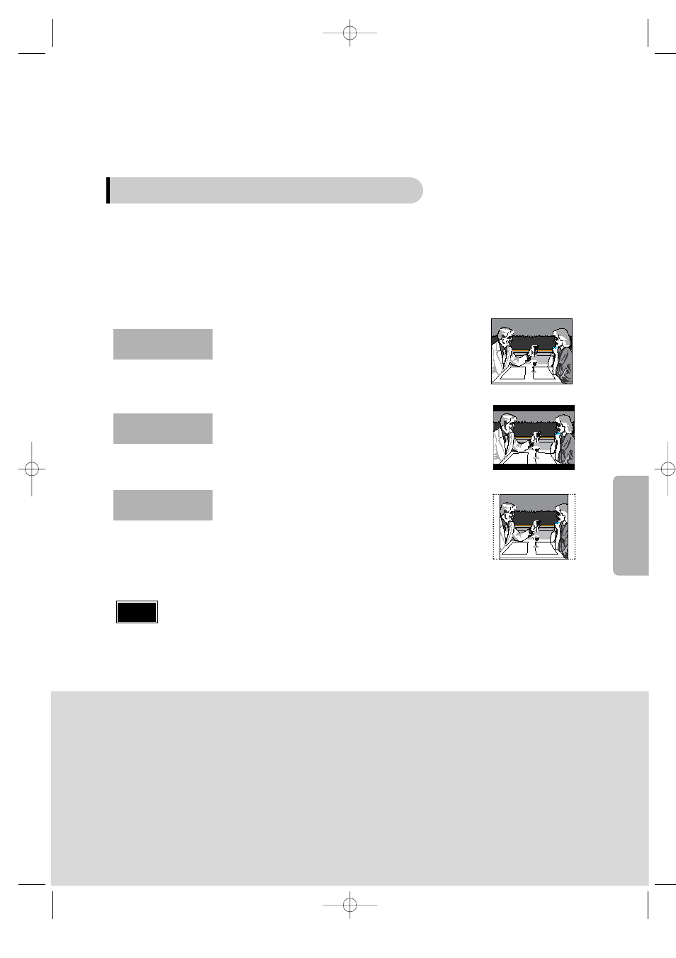 Adjusting the tv aspect ratio (screen size) | Samsung HT-DB400M User Manual | Page 39 / 56