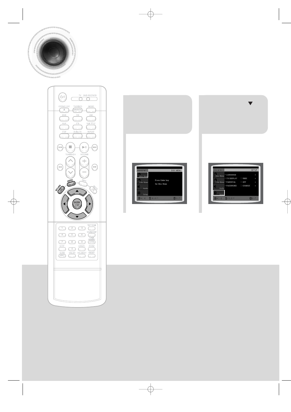 Setting the password, 41 setting the password | Samsung HT-DB400M User Manual | Page 42 / 56