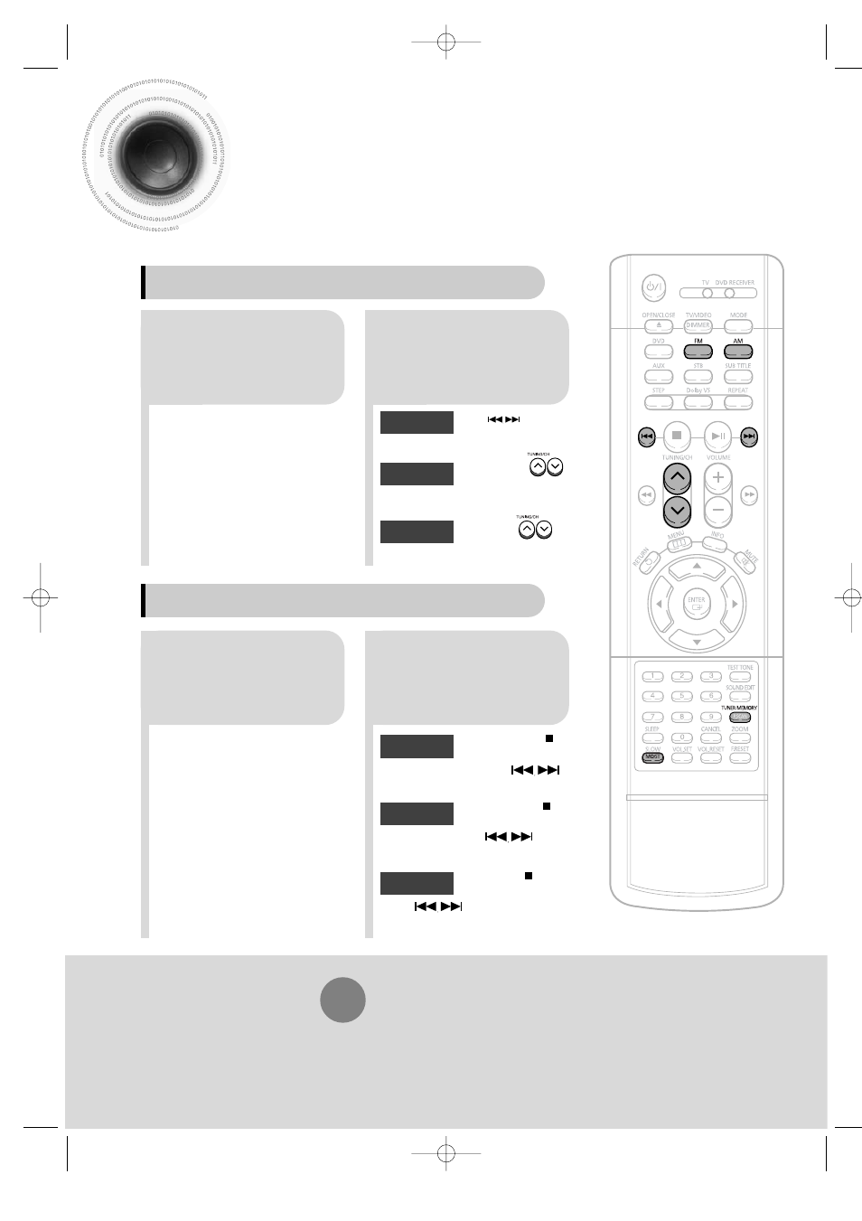 Radio operation, Listening to radio, 47 listening to radio | Samsung HT-DB400M User Manual | Page 48 / 56