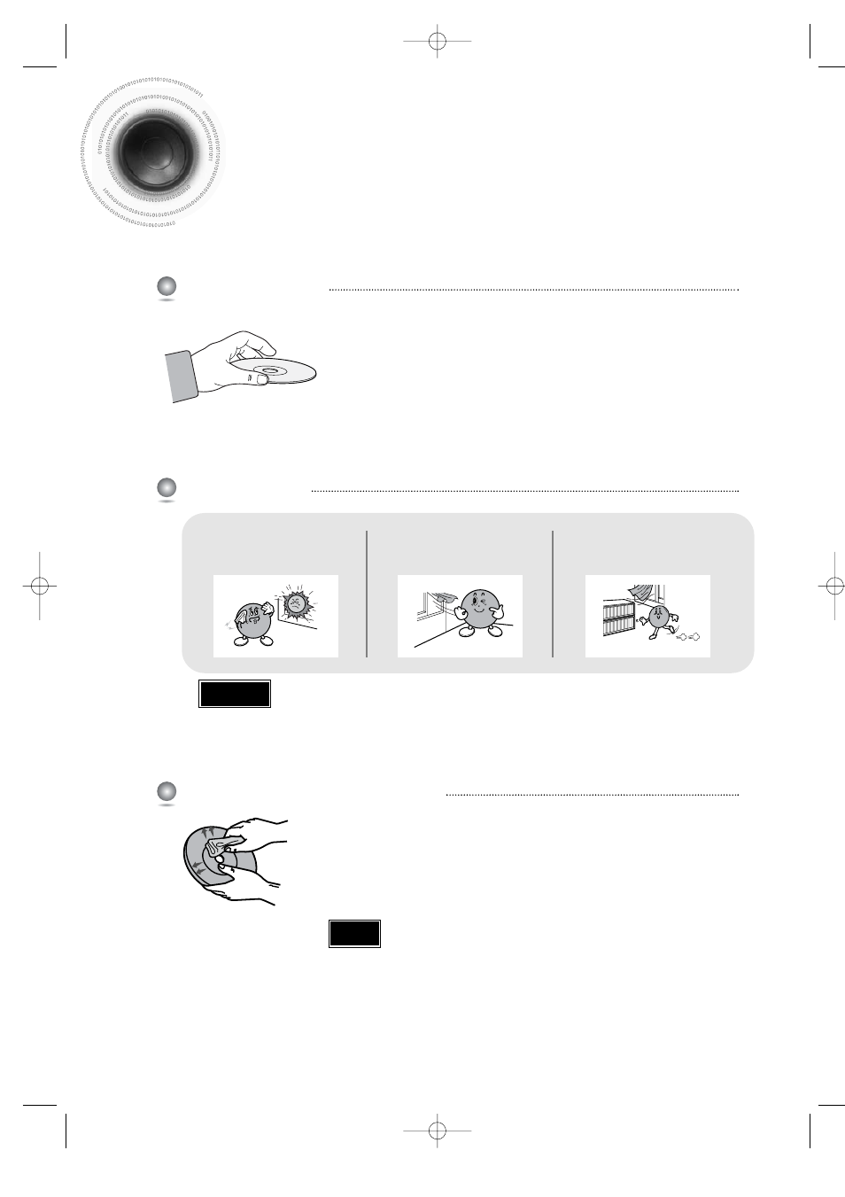 Cautions on handling and storing discs | Samsung HT-DB400M User Manual | Page 54 / 56
