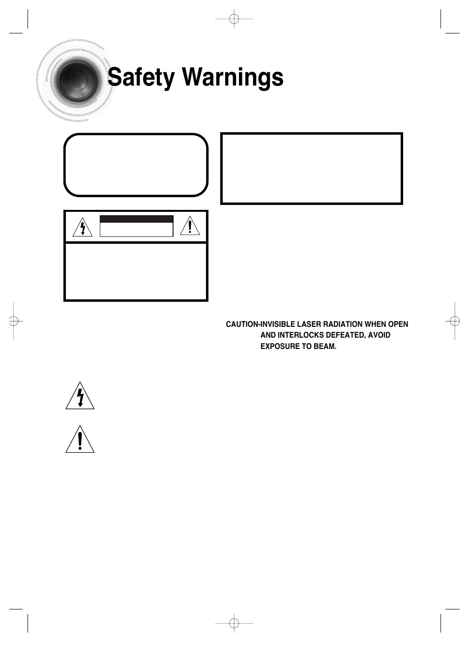 Preparation, Safety warnings, 1safety warnings | Samsung HT-DS660 User Manual | Page 2 / 82