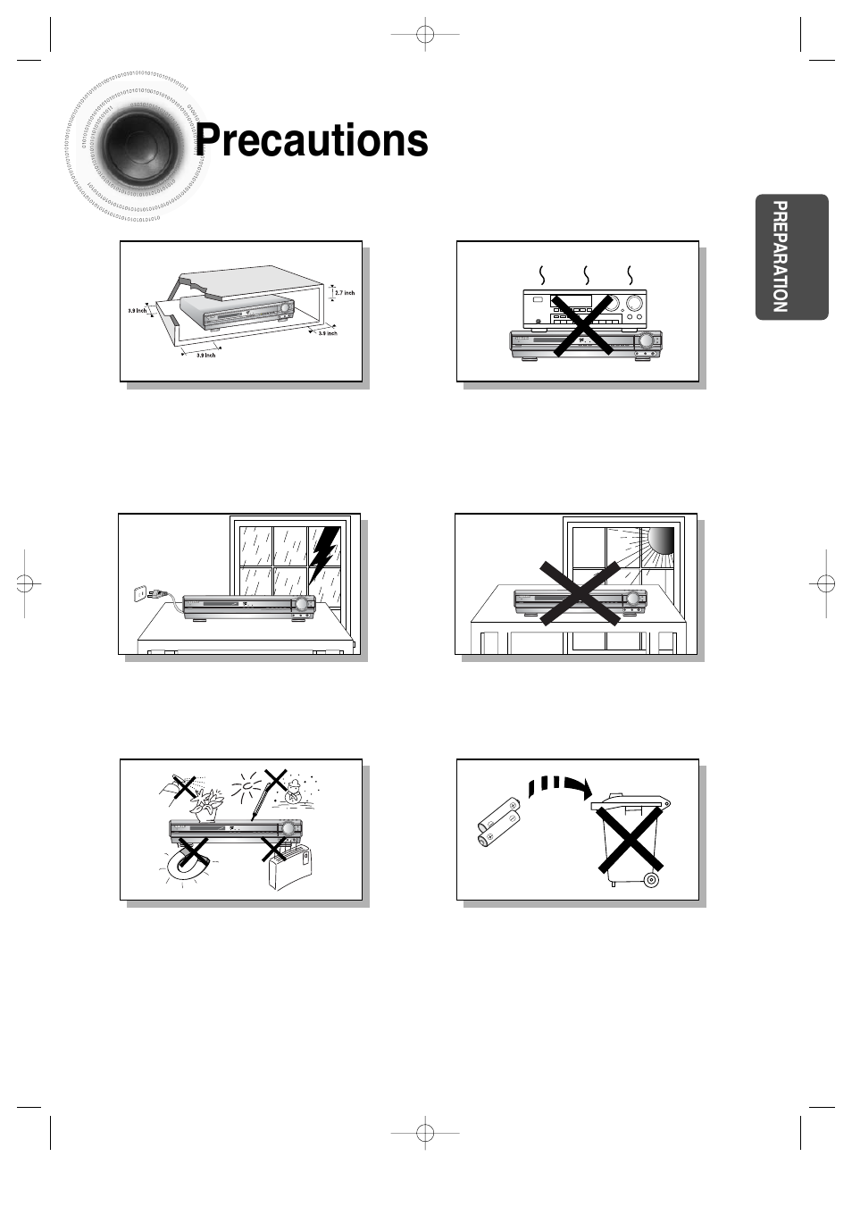 Precautions, 2precautions | Samsung HT-DS660 User Manual | Page 3 / 82