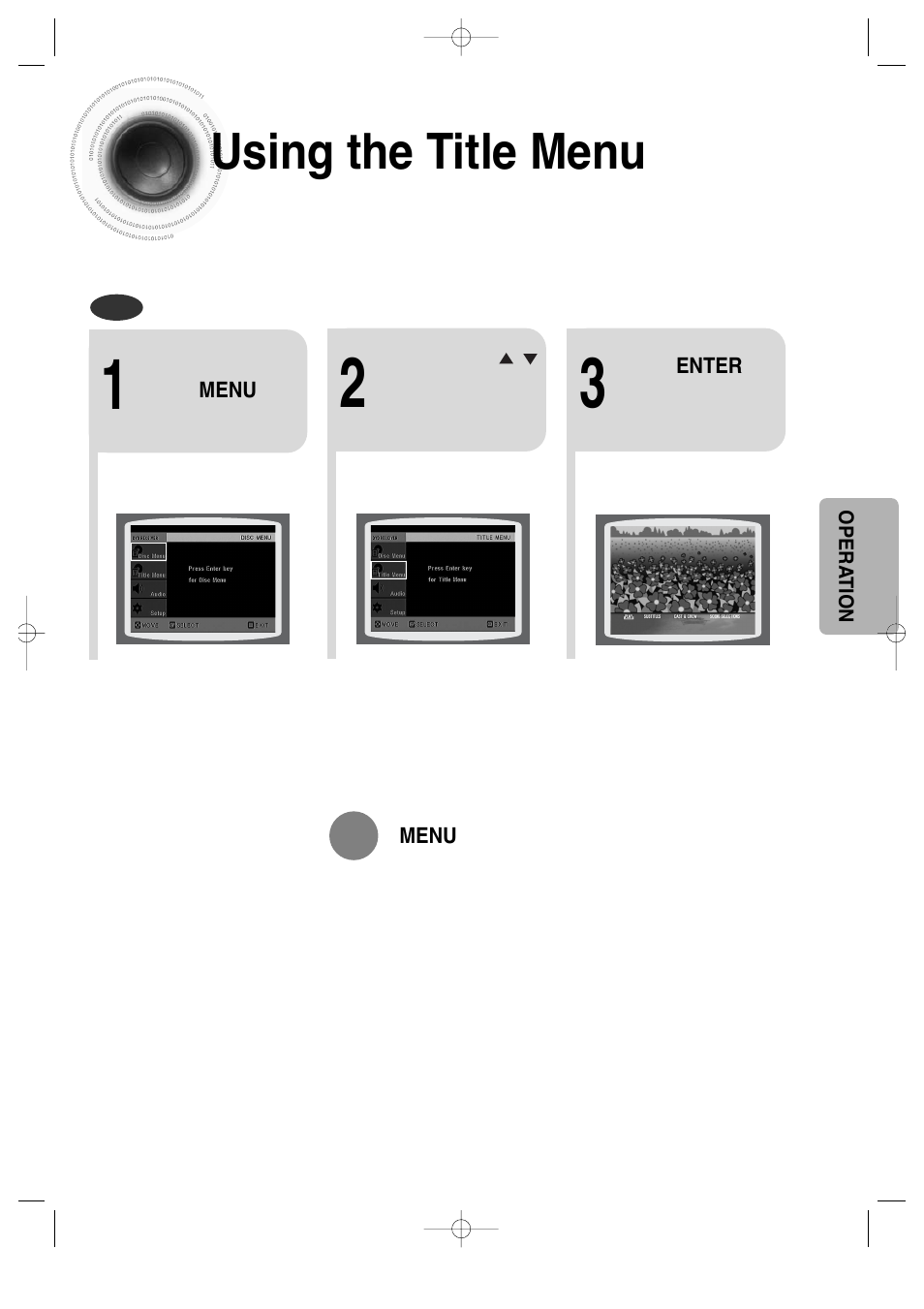 Using the title menu | Samsung HT-DS660 User Manual | Page 41 / 82