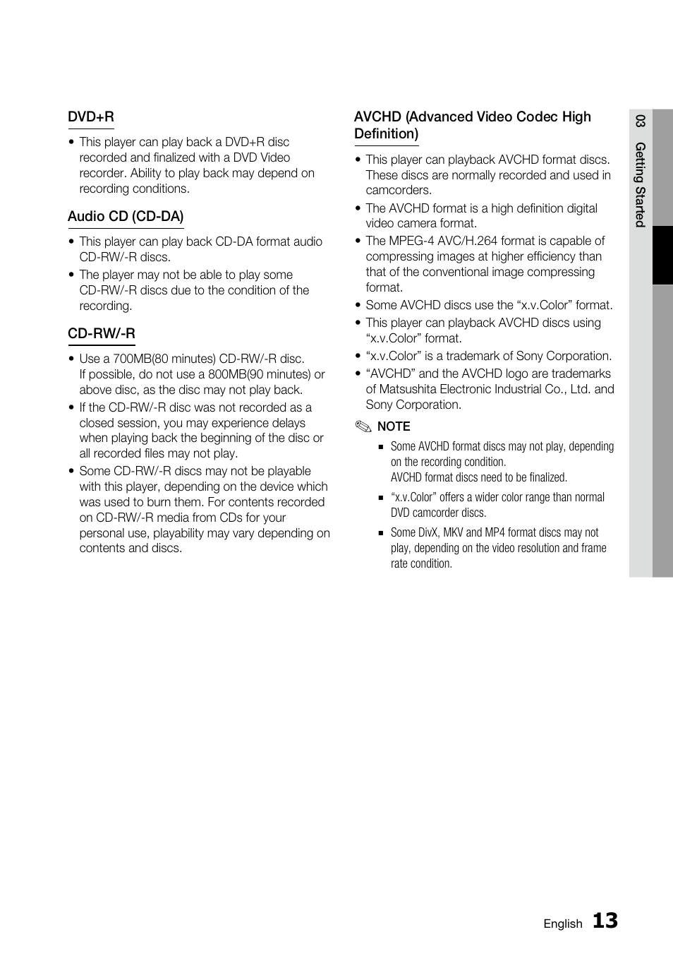 Samsung BD-C6800 User Manual | Page 13 / 71