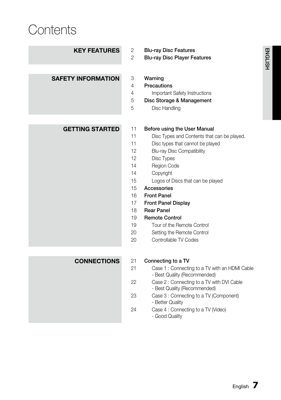 Samsung BD-C6800 User Manual | Page 7 / 71