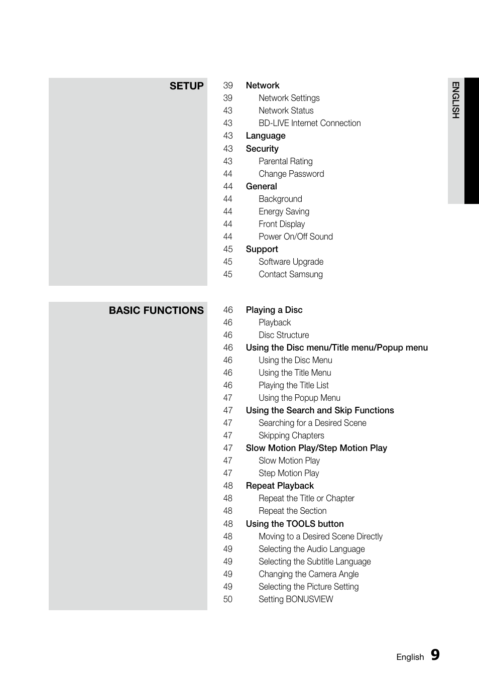 Samsung BD-C6800 User Manual | Page 9 / 71